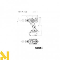 Дрель-шуруповерт аккумуляторный Metabo BS 18 LTX-3 BL Q I