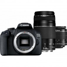 Дзеркальний фотоапарат Canon EOS 2000D kit (18-55 + 75-300) (2728C021)