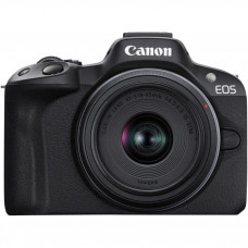 бездзеркальний фотоапарат Canon EOS R50 kit RF-S 18-45mm IS STM Black (5811C033)