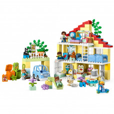 Блоковый конструктор LEGO Duplo Семейный дом 3 в 1 (10994)