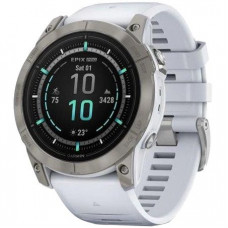 Смарт-часы Garmin Epix Pro Gen 2 Sapphire 51mm Titanium w. Whitestone Band (010-02804-10/11)