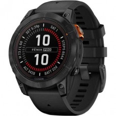 Смарт-часы Garmin Fenix 7 Pro Solar Slate Gray w. Black Band (010-02777-00/01)