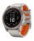 Смарт-часы Garmin Fenix 7X Pro Sapphire Solar Titanium w. Fog Gray/Ember O. Band (010-02778-14/15/64)