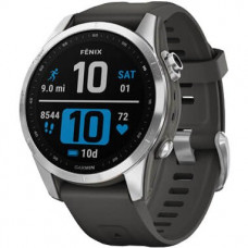 Смарт-часы Garmin Fenix 7S Silver with Graphite Band (010-02539-00/01)