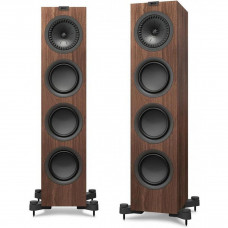 Фронтальные акустические колонки KEF Q750 Walnut