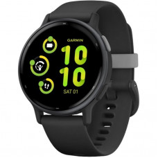 Смарт-часы Garmin vivoactive 5 Slate Aluminum Bezel with Black Case and Silicone Band (010-02862-10/50)