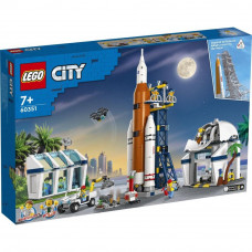 Блоковый конструктор LEGO City Space Космодром 1010 деталей (60351)