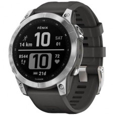 Смарт-часы Garmin Fenix 7 Silver with Graphite Band (010-02540-00/01)