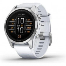 Смарт-часы Garmin Epix Pro Gen 2 42mm Silver w. Whitestone Band (010-02802-00/01)