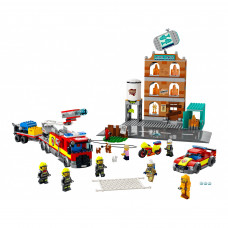 Блоковый конструктор LEGO City Пожарная команда (60321)