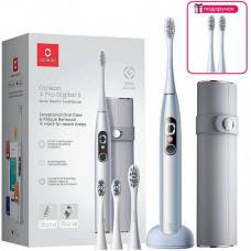 Електрична зубна щітка Oclean X Pro Digital Set Electric Toothbrush Glamour Silver (6970810552584)