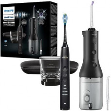 Зубний центр Philips Sonicare Water Flosser + DiamondClean 9000 Black HX3866/43