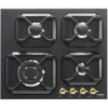Варочная поверхность газовая Lofra Dolcevita 60 Nero Matt HRNM6G0
