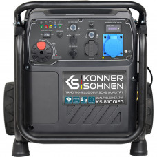 Инверторный комбинированный генератор (газ-бензин) Konner&Sohnen KS 8100iEG
