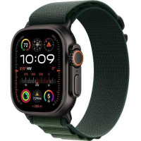 Смарт-часы Apple Watch Ultra 2 GPS+Cellular 49mm Black Titan. Case w. Dark Green Alpine Loop - Medium (MX4R3)