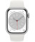 Смарт-часы Apple Watch Series 8 GPS 45mm Silver Aluminum Case with White S. Band - M/L (MP6N3, MP6Q3)