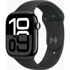 Смарт-часы Apple Watch Series 10 GPS + Cellular 46mm Jet Black Alu. Case w. Black Sport Band - M/L (MWY43)