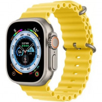 Смарт-часы Apple Watch Ultra GPS + Cellular 49mm Titanium Case with Yellow Ocean Band (MNH93/MNHG3/MNHN3)