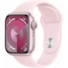 Смарт-часы Apple Watch Series 9 GPS 41mm Pink Aluminum Case w. Light Pink S. Band - S/M (MR933)