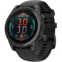 Смарт-годинник Garmin Fenix E 47mm AMOLED Slate Gray Steel with Black Silicone Band (010-03025-03/01/13)