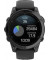 Смарт-годинник Garmin Fenix E 47mm AMOLED Slate Gray Steel with Black Silicone Band (010-03025-03/01/13)
