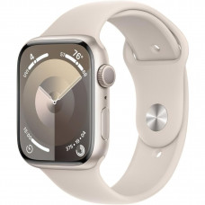 Смарт-часы Apple Watch Series 9 GPS 41mm Starlight Aluminum Case w. Starlight Sport Band - S/M (MR8T3)