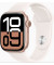 Смарт-годинник Apple Watch Series 10 GPS + Cellular 42mm Rose Gold Alu. Case w. Light Blush Sport Band - M/L (MWXA3)