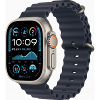 Смарт-часы Apple Watch Ultra 2 GPS + Cellular 49mm Natural Titanium Case w. Navy Ocean Band (MX4D3)