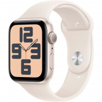 Смарт-часы Apple Watch SE 2 GPS 44mm Starlight Aluminium Case w. Starlight Sport Band - M/L (MXEV3)