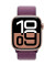 Смарт-годинник Apple Watch Series 10 GPS 42mm Rose Gold Aluminum Case w. Plum Sport Loop (MWWK3)