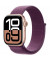 Смарт-годинник Apple Watch Series 10 GPS 42mm Rose Gold Aluminum Case w. Plum Sport Loop (MWWK3)