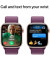 Смарт-годинник Apple Watch Series 10 GPS 42mm Rose Gold Aluminum Case w. Plum Sport Loop (MWWK3)