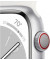 Смарт-годинник Apple Watch Series 8 GPS + Cellular 45mm Silver Aluminum Case with White S. Band (MP4J3)