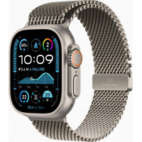 Смарт-часы Apple Watch Ultra 2 GPS + Cellular 49mm Natural Titanium Case w. N. Titanium Milanese Loop - M (MX5R3)