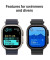 Смарт-годинник Apple Watch Ultra 2 GPS + Cellular 49mm Natural Titan. Case w. Blue Trail Loop - M/L (MX4L3)