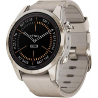Смарт-годинник Garmin Fenix 7S Pro Sapphire Solar Soft Gold w. Limestone L. Band (010-02776-30)