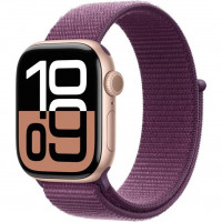 Смарт-часы Apple Watch Series 10 GPS + Cellular 42mm Rose Gold Aluminum Case w. Plum S. Loop (MWXC3)
