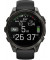 Смарт-годинник Garmin Fenix 8 43mm AMOLED Sapphire Carbon Gray DLC Tit. w. Black/Pebble Gray S. Band (010-02903-20/21/28)