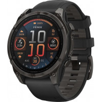 Смарт-годинник Garmin Fenix 8 47mm AMOLED Sapphire Carbon Gray DLC Titanium w. Black/Pebble Gray B. (010-02904-20/21/29)