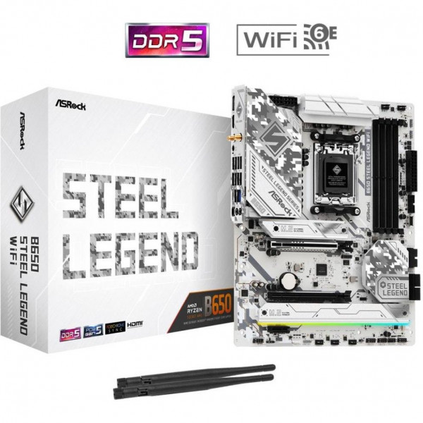 Материнська плата ASRock B650 Steel Legend WIFI (4710483944598)