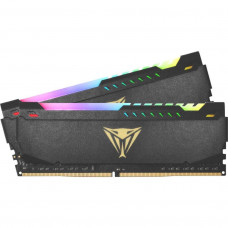 Пам'ять для настільних комп'ютерів PATRIOT 32 GB (2x16GB) DDR4 3600 MHz Viper Steel RGB (PVSR432G360C0K)