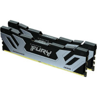 Память для настольных компьютеров Kingston FURY 48 GB (2x24GB) CUDIMM DDR5 8400 MHz Renegade Silver/Black (KF584CU40RSK2-48)