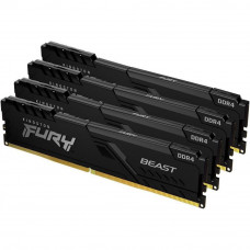 Пам'ять для настільних комп'ютерів Kingston FURY 128 GB (4x32GB) DDR5 5600 MHz Beast Black (KF556C40BBK4-128)