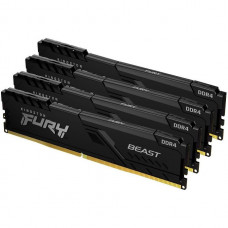 Пам'ять для настільних комп'ютерів Kingston FURY 128 GB (4x32GB) DDR4 3200 MHz Beast (KF432C16BBK4/128)