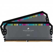 Пам'ять для настільних комп'ютерів Corsair 32 GB (2x16GB) DDR5 6000 MHz Dominator Platinum RGB AMD EXPO (CMT32GX5M2D6000Z36)