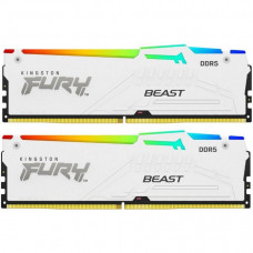 Пам'ять для настільних комп'ютерів Kingston FURY 64 GB (2x32GB) DDR5 5200 MHz Beast RGB EXPO White (KF552C36BWEAK2-64)