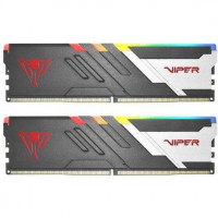 Память для настольных компьютеров PATRIOT 32 GB (2x16GB) DDR5 6400 MHz Viper Venom RGB (PVVR532G640C32K)