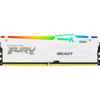 Память для настольных компьютеров Kingston FURY 32 GB DDR5 5200 MHz Beast RGB White (KF552C40BWA-32)