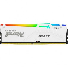 Пам'ять для настільних комп'ютерів Kingston FURY 32 GB DDR5 5200 MHz Beast RGB White (KF552C40BWA-32)