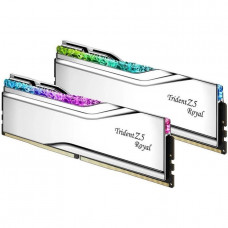 Пам'ять для настільних комп'ютерів G.Skill 32 GB (2x16GB) DDR5 7200 MHz Trident Z5 Royal Silver (F5-7200J3445G16GX2-TR5S)